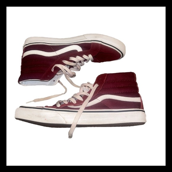 Vans Other - Maroon Hi top Vans in a size 8.5 men’s